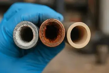 Descalcificación y desincrustación química de tuberías y circuitos